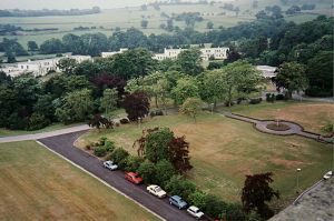 Denton gardens with Escroft, Richmond in the distance.